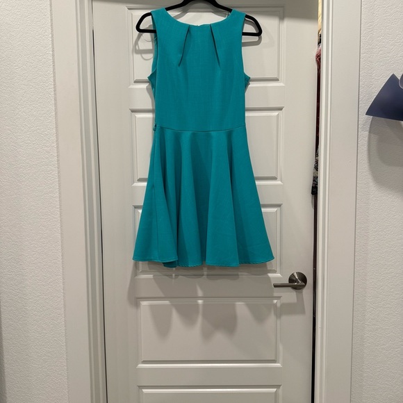 ModCloth Closet Teal Fit and Flare Dress - Picture 4 of 4